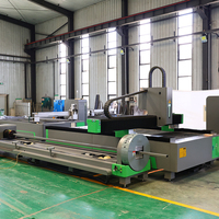 Máquina de Corte Láser de Fibra CNC con Mesa de Intercambio Automático para Tubos y Placas Metálicas, Sistema Cypcut, Yaskawa, Velocidad de Corte de 0-70 m/min