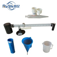 Aparato de Cono de Flujo para Viscosidad de Lodo, Kit de Prueba de Lodos, Viscosímetro de Embudo Marsh