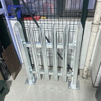 Panneaux de clôture en acier de type palissade, anti-corrosion, de 6 pieds, pour jardin, de haute sécurité, faciles à assembler, vente en gros