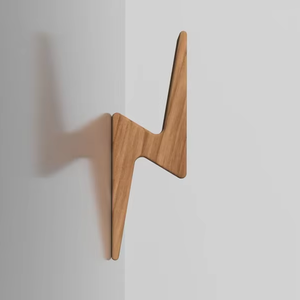 Porte-serviettes porte-<span class=keywords><strong>papier</strong></span> hygiénique cintre multifonctionnel <span class=keywords><strong>en</strong></span> bois décoratif bois WC salle de bain petit crochet minimaliste - Product Image 1