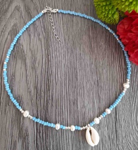 Collier en perles roses en gros, perles d'eau douce véritables, acier inoxydable plaqué or 18 carats, kit de bijoux en pierres naturelles pour femmes - Product Image 5