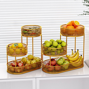 Présentoir <span class=keywords><strong>à</strong></span> <span class=keywords><strong>fruits</strong></span> <span class=keywords><strong>à</strong></span> trois niveaux pour salon, plateau <span class=keywords><strong>à</strong></span> collations, corbeille <span class=keywords><strong>à</strong></span> <span class=keywords><strong>fruits</strong></span> de luxe léger pour table basse domestique - Product Image 2