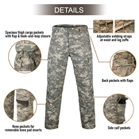 Pantalon de travail et uniforme d'entraînement tactique KSP-ACU-PR léger, imperméable, coupe-vent, camouflage, taille mi-haute, vente en gros