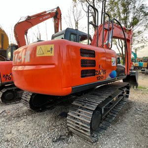 Excavadora de oruga hidráulica HITACHI ZX120 usada Excavadora Hitachi EX120 ZX120 Zaxis 120-6 Excavadora 12 TONELADAS - Product Image 1
