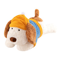 Boneka Anjing PP Cotton Puppy Mainan Lembut Bantal Anak-Anak Unisex untuk Dekorasi Hadiah