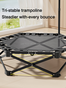 Tuyệt Vời Nhảy Tập Thể Dục Có Thể Gập Lại <span class=keywords><strong>Trampoline</strong></span> Tiết Kiệm Không Gian Trong Nhà Vui Chơi Giải Trí Thiết Bị Mini Xách Tay <span class=keywords><strong>Trampoline</strong></span> Cho Người Lớn Trẻ Em - Product Image 3