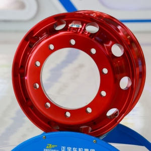 Meilleur prix jante de roue forgée en aluminium chromé 22.5x6.75 pour roue de camion et d'autobus - Product Image 2