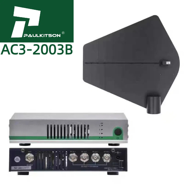 Paulkitson AC3 Active Antenna Combiner Kit AC10 Active Transmitter Combiner Splitter Amp for Wireless in Ear Monitor System