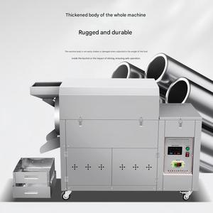 Machine de torréfaction automatique continue de noix, type convoyeur industriel <span class=keywords><strong>pour</strong></span> cacahuètes, noisettes, amandes, usage commercial - Product Image 4