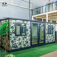 Maison conteneur modulaire extensible camouflage préfabriquée CGCH à assemblage facile