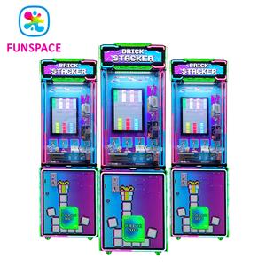 Fun space Mini <span class=keywords><strong>Brick</strong></span> Stacker Beste Fähigkeit Spiel maschine Unterhaltung Glück Preis Maschine für Game Center - Product Image 6