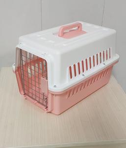 Araba kullanımı için 4 tekerlekli Pet uzay kapsülü ile taşınabilir plastik kedi ve köpek taşıma kafesi - Product Image 6