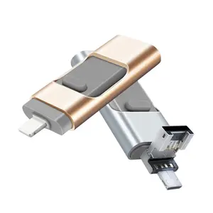 Clé USB 3 en 1 OTG 3.0, 16 go, 32 go, 64 go, 128 go, 256 go, 512 go, 1 to, pour ordinateur Apple Android