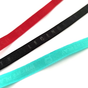 Áo Ngực Dây Thun Phụ Kiện Dây Đeo Quần Lót Vải Satin Sáng Bóng Màu Tùy Chỉnh Màu Trắng Và Đen Co Giãn Cho Áo Ngực 1 Yard - Product Image 4