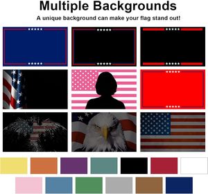 Geborduurde Nylon Dunne Groene Lijnvlag 3X5 UV-Bescherming Amerikaanse Politievlag Voor Wetshandhaving Federale Agenten Grenspatrouille