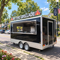 Camion de restauration mobile OEM Etodevice de 13 pieds, avec friteuse et grill, équipement complet, personnalisation, qualité supérieure, homologué DOT