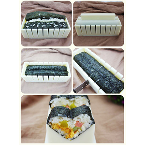 Vente chaude bricolage 10 pièces <span class=keywords><strong>maison</strong></span> algues riz rouleau faisant <span class=keywords><strong>Sushi</strong></span> outil <span class=keywords><strong>Sushi</strong></span> faisant Kit équipement pour débutants - Product Image 6