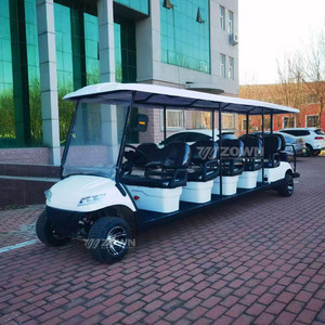 Nouveau modèle de voiturette de golf tout-terrain 48 volts avec freins à disque, Club Car Buggy électrique surélevé, 10 places pour le tourisme - Product Image 5