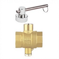 Robinet à bille en laiton pour l'eau potable, systèmes de plomberie et d'irrigation résidentiels et commerciaux, contrôle de l'eau
