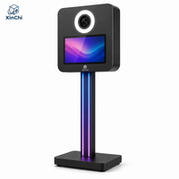Photomaton WiFi à écran tactile pour iPad, 15,6 pouces, avec coque pour mariage et fête, machine à selfie DSLR avec flight cases