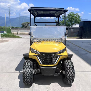 Carrito de Golf Eléctrico de 4 Pasajeros con Toldo y Cinturón de Seguridad, Diseño 2026, Certificado CE, para Turismo y Golf - Product Image 6