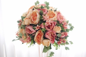 Hoa Nhân Tạo Bảng Trung Tâm Silk Ball Hoa Tường Cưới Hoa Nhân Tạo Sắp Xếp Cho Đám Cưới Trang Trí Nhà - Product Image 5