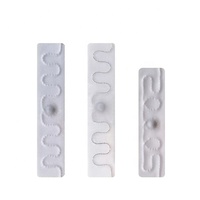 Étiquettes de lessive uhf RFID longue portée, étiquette étanche et pas cher, en lin, flexible et lavable pour linge