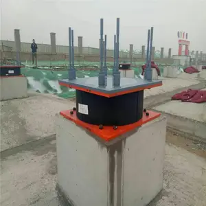 Seismic Isolator Seismic Isolation High Damper Bearing For Earthquake Resistance