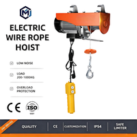 Mini palan électrique sans fil à faible bruit, monophasé 110V 240V, IP54, antirouille, PA200 PA1200, pour atelier de maintenance et commerce de détail