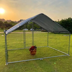 Nouveau modèle de poulailler en métal galvanisé <span class=keywords><strong>Cage</strong></span> à volaille d'extérieur pour poulets - Product Image 1