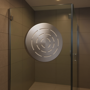 Elite Round Shower Head 6 Inches Stainless Steel High Pressure Jet Spray Bathroom Wall Mount Modern Design - Product Image 2