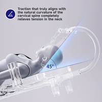 Appareil de décompression vertébrale électrique pour la maison, soulage la douleur au dos et la sciatique avec lit de traction cervicale et lombaire