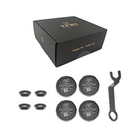 BLE-Sensor Universal TPMS para coche, dispositivo inalámbrico, 4 TPMS externos, Android, IOS, novedad de 5,0
