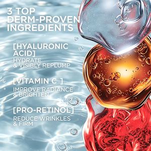 Crème hydratante anti-âge <span class=keywords><strong>Revitalift</strong></span> Triple Power avec logo personnalisé, enrichie en Pro-Rétinol, Acide Hyaluronique et <span class=keywords><strong>Vitamine</strong></span> <span class=keywords><strong>C</strong></span>, crème réductrice de rides - Product Image 5