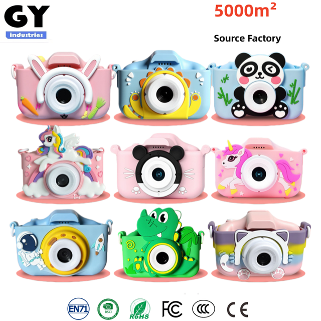 Children's HD Dual Camera Portable Mini Plastic Camera Can Take Photos and Videos