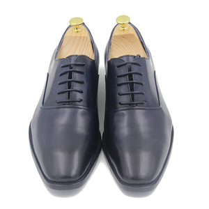 Lace-up degli uomini <span class=keywords><strong>blu</strong></span> royal <span class=keywords><strong>scarpe</strong></span> oxford con brogue dettagli in brunito finitura in <span class=keywords><strong>pelle</strong></span> in singapore - Product Image 3