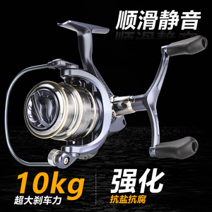 Spinning Reel Metal Body Double Rocker Arm Lure Bearings Long Casting Fishing Reel Shallow Line Spool Angled Mouth - Product Image 3