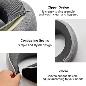 JYM  Best-selling Slow Rebound Memory Cotton Neck Pillow Is Easy to Store, Supporting Family Office Plane Travel Neck Pillow.