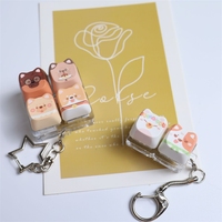 Lot de 24 capuchons de touches Kawaii en forme de chien, personnalisés, artisanaux, en PBT/papier, style japonais et coréen, pour clavier mécanique, OEM