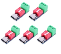 Módulo de Placa de Activación PD Ajustable de 5-20V, USB Tipo-C, 100W, Placa de Prueba de Carga Rápida PD