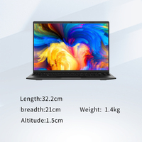 Nouvel Ordinateur Portable 14 Pouces pour le Bureau, Réseau et Windows 11, Clavier Russe et Anglais, Intel 16 Go + 256 Go SSD, Mémoire, PC Portable OEM