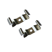 T6 T8 T10 Acero inoxidable U Clip cuña tubo lámpara Base soporte conector accesorios de iluminación para luz fluorescente LED