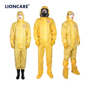 RU Hot Sale Disposable Protective Hazmat Suit Large Size Personal Protection Coverall Civil Protective Clothing