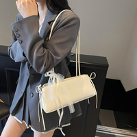 Sac à bandoulière en cuir PU souple de style bohème vintage grande capacité pour femme, sacoche portable à porter sous le bras