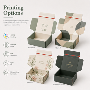 Custom Sage Green Tear Strip Zipper Mailer <b>Box</b> Corrugated Aircraft <b>Box</b> Custom Logo Print <b>Foldable</b> Shipping <b>Box</b> Factory Direct - Product Image 5