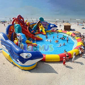 Trượt nước <span class=keywords><strong>Inflatable</strong></span> lâu đài bouncy trượt nước <span class=keywords><strong>Inflatable</strong></span> trượt nước cho thuê - Product Image 1