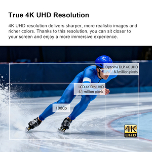 Proyector Optoma UHD443Xe 4K |   Proyector Optoma UH443Xe de 4000 Lúmenes ANSI, Contraste 1M:1, 4.2ms Low HDR para Cine en Casa, Juegos y Deportes UHD443Xe - Product Image 6
