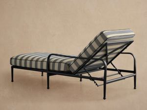Chaise longue rembourrée à rayures personnalisée pour terrasse d'hôtel, loisirs, <span class=keywords><strong>plage</strong></span>, détente - Product Image 3