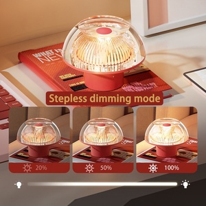 Lampe de bureau LED rechargeable et personnalisable Veilleuse champignon en aluminium à main - Product Image 2