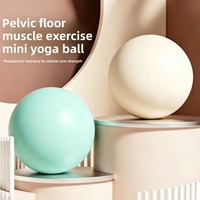 Balón de Yoga de PVC de 25 cm para Adultos, Ejercicios de Suelo Pélvico, Hipertensión, Postparto, Pilates, Inflable, Antiexplosión, Duradero